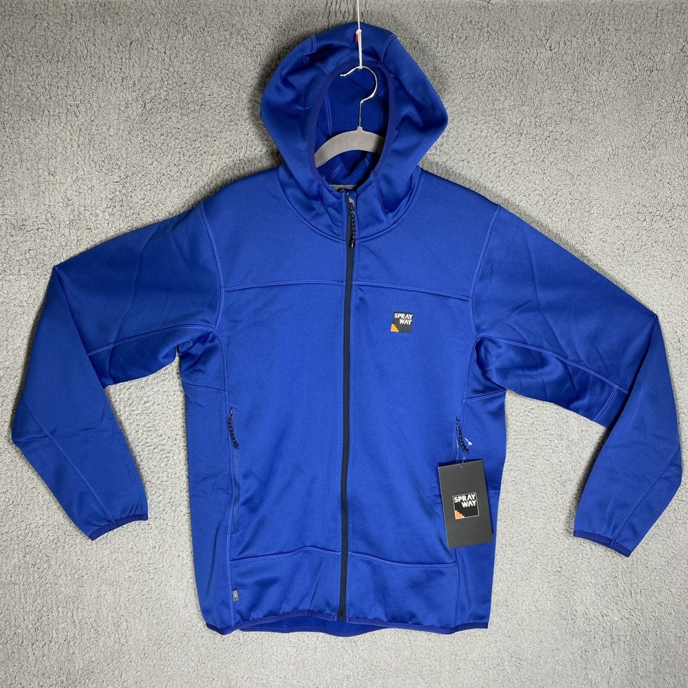 NWT Spray Way Men's Sz M 100% Huller Hoody Full Zip